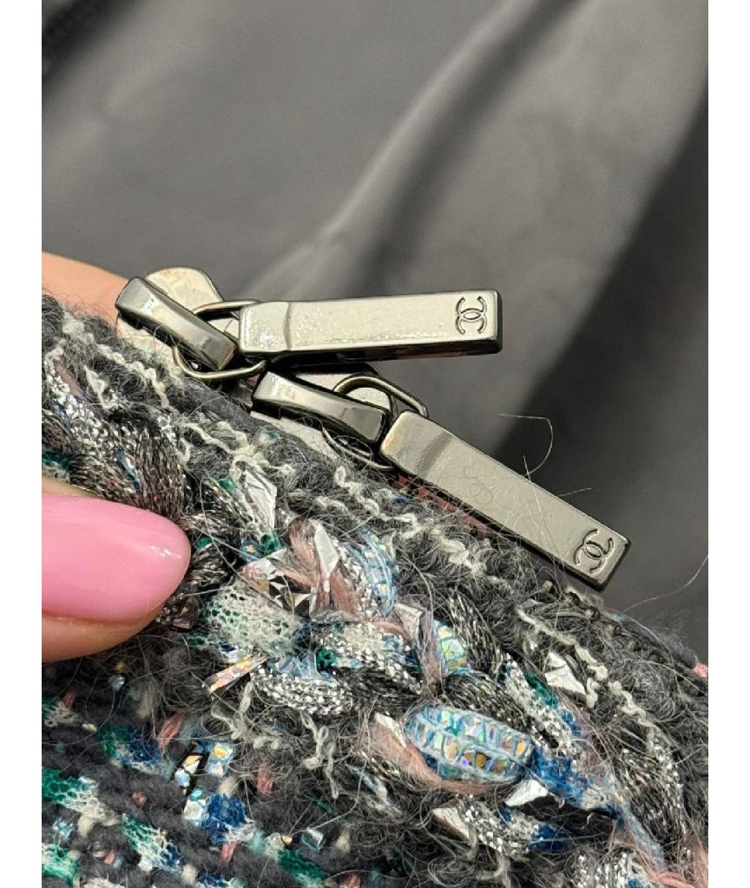 CHANEL Мульти твидовое пальто, фото 5