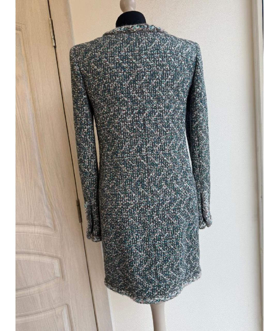 CHANEL Мульти твидовое пальто, фото 2