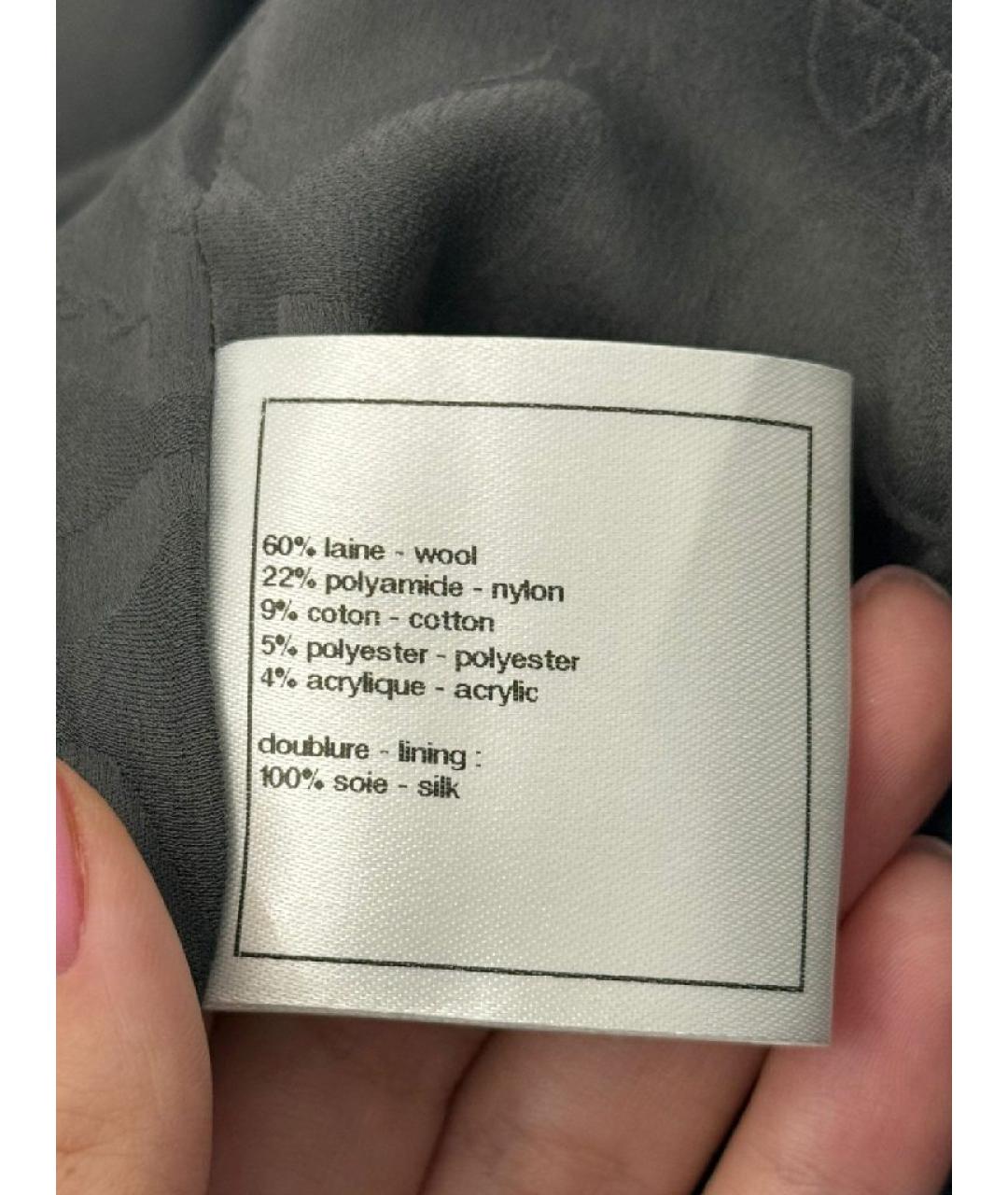 CHANEL Мульти твидовое пальто, фото 6