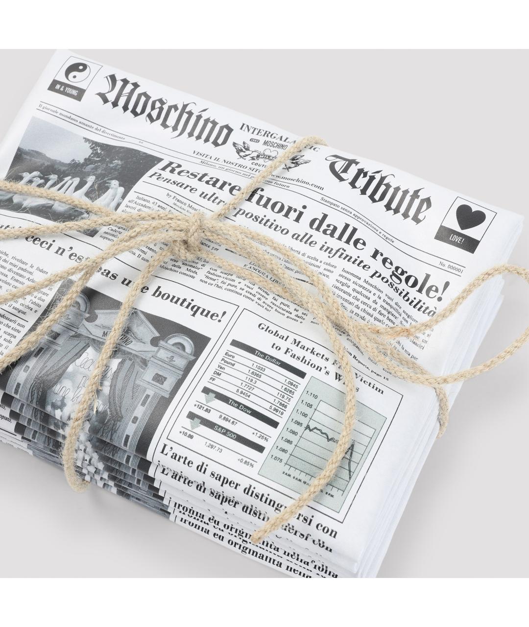 MOSCHINO Мульти синтетическая сумка через плечо, фото 4