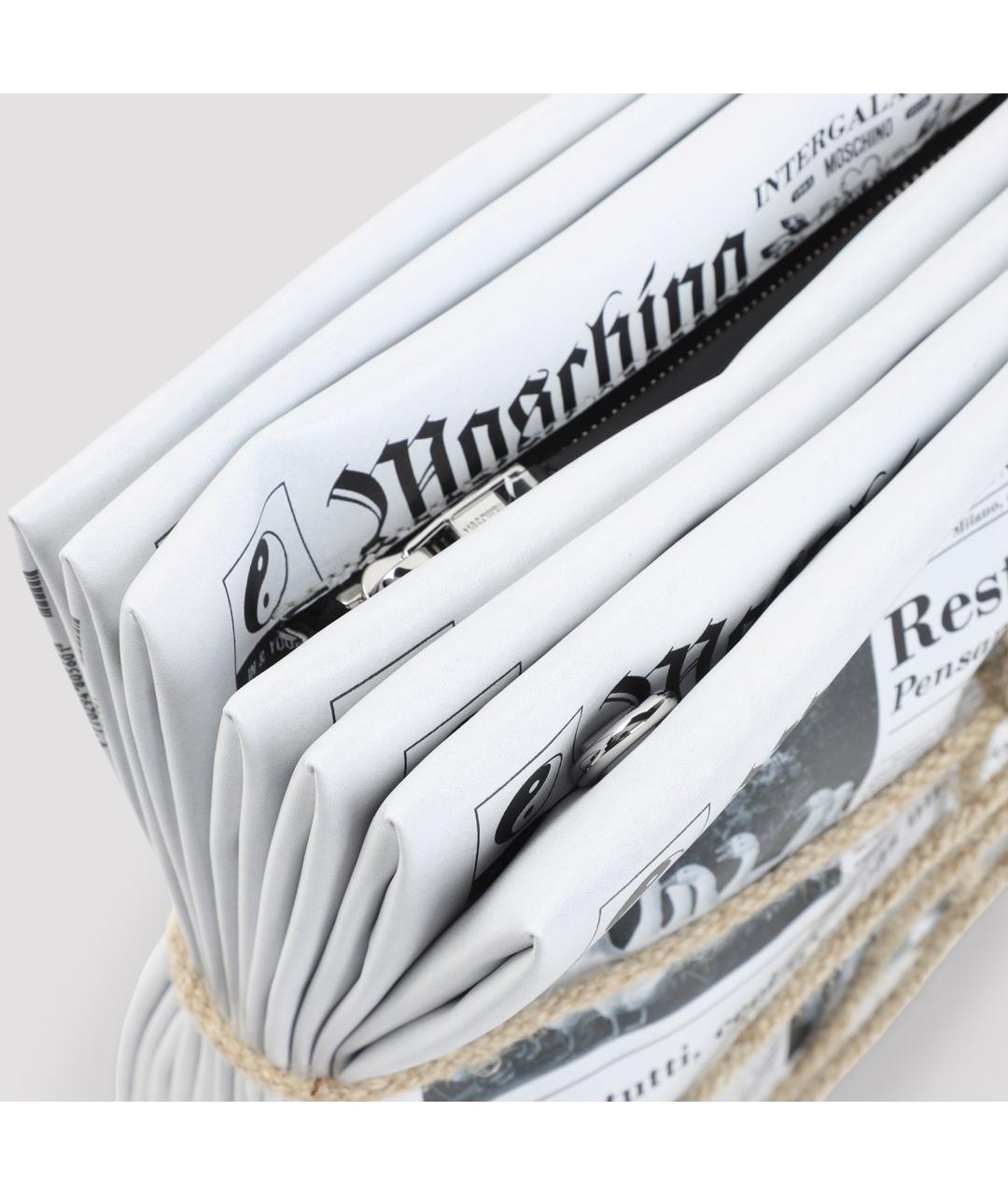 MOSCHINO Мульти синтетическая сумка через плечо, фото 3