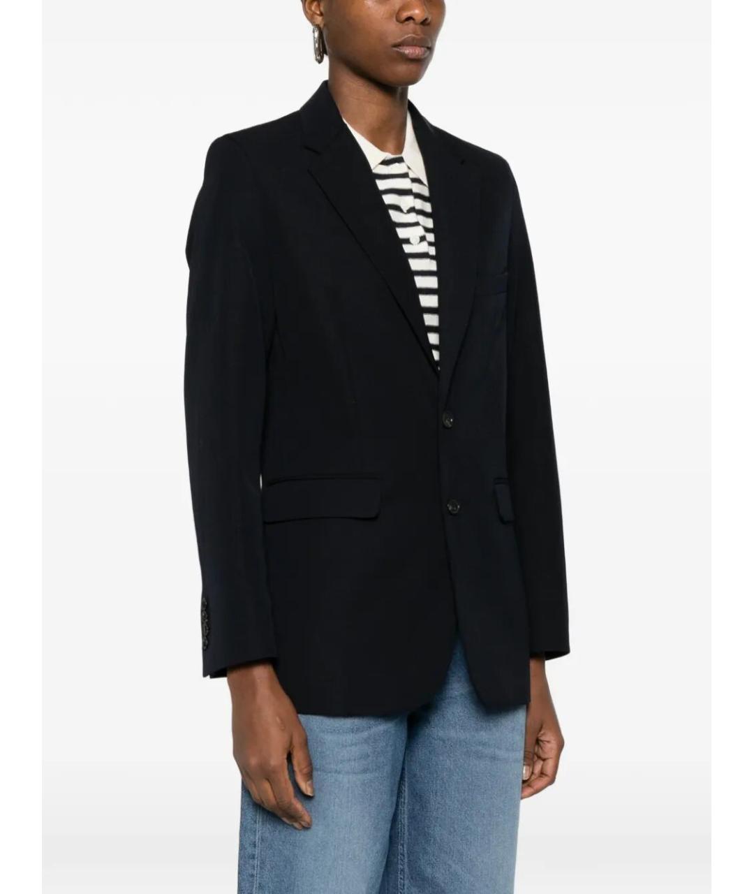 A.P.C. Темно-синий хлопковый жакет/пиджак, фото 4