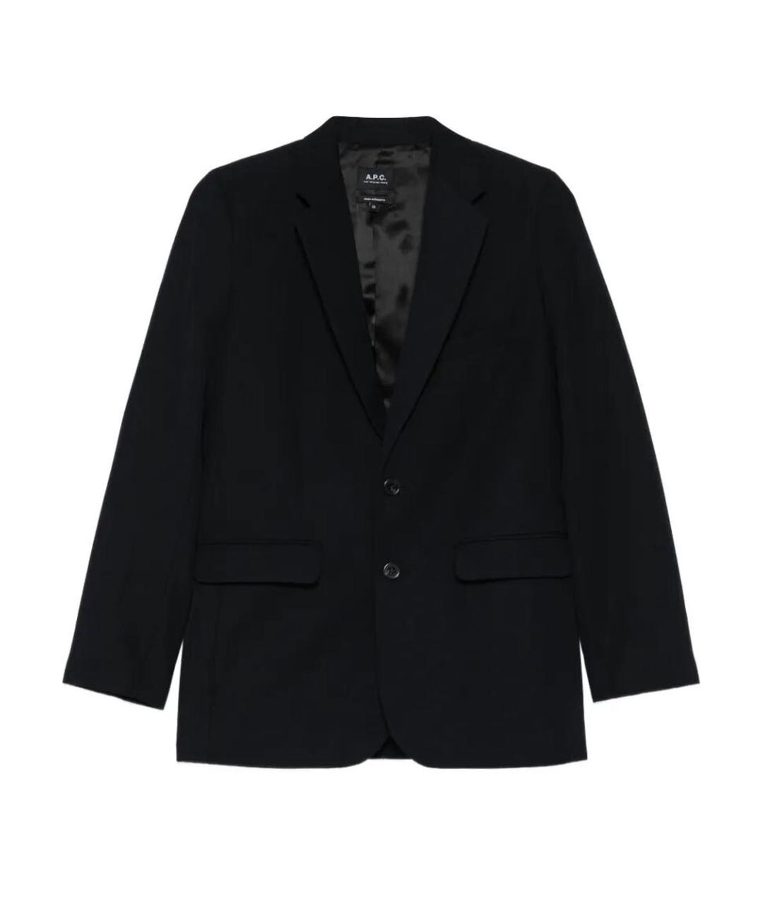 A.P.C. Темно-синий хлопковый жакет/пиджак, фото 1
