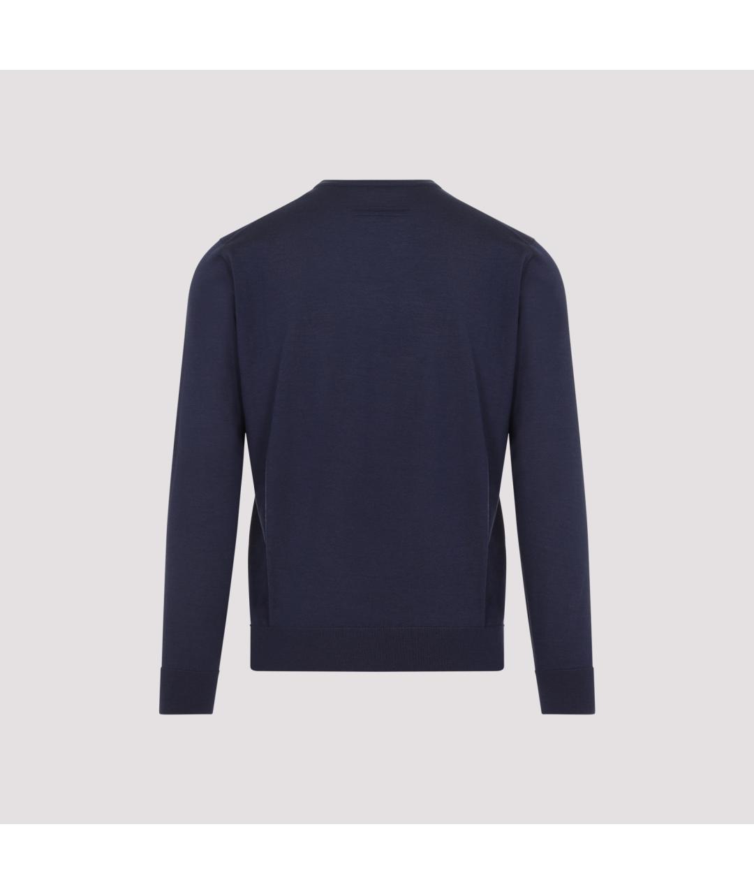 ZEGNA Синий кашемировый джемпер / свитер, фото 2