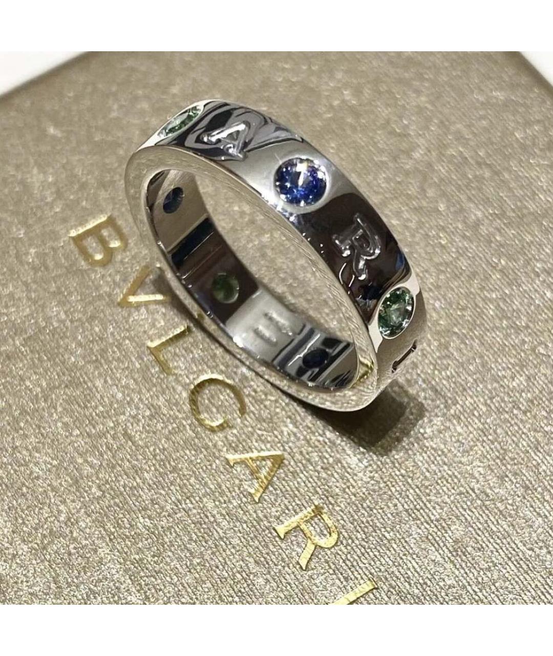 BVLGARI Серебряное кольцо из белого золота, фото 3