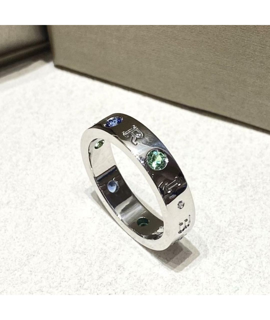 BVLGARI Серебряное кольцо из белого золота, фото 7