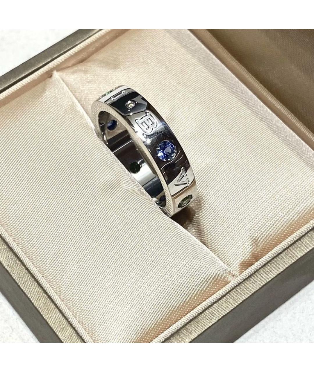 BVLGARI Серебряное кольцо из белого золота, фото 5
