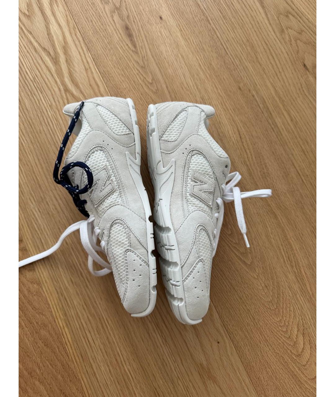 MIU MIU Белые замшевые кеды, фото 9