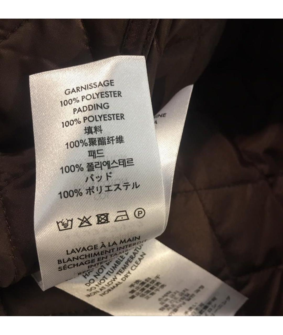 SPORTY AND RICH Коричневая полиэстеровая куртка, фото 4