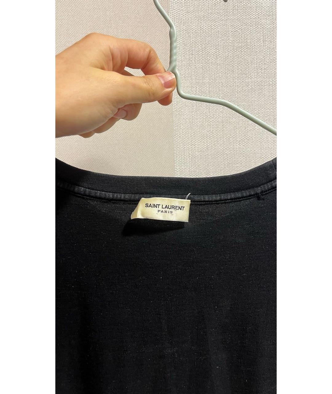 YVES SAINT LAURENT BEAUTY Черная футболка, фото 2