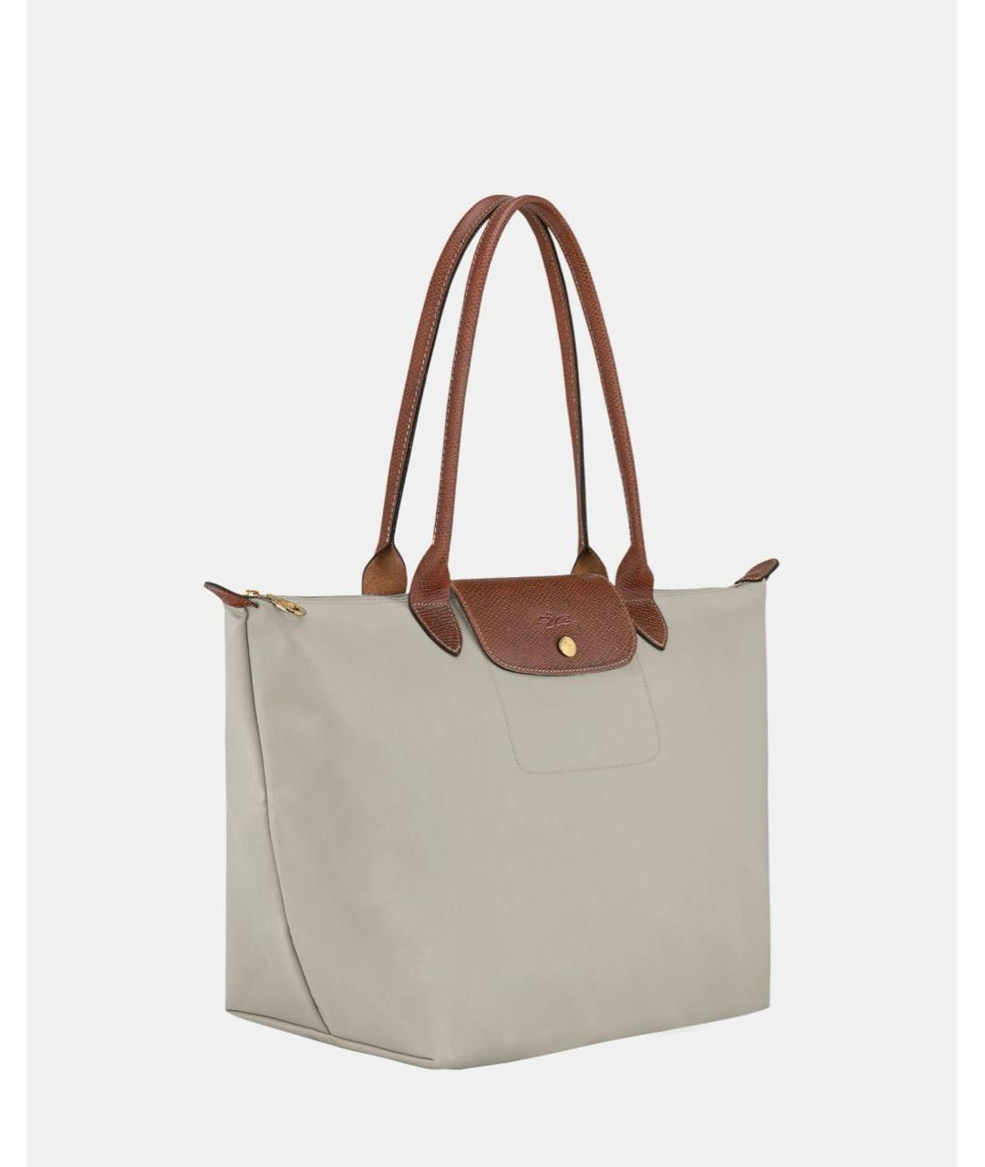 LONGCHAMP Серая сумка тоут, фото 2