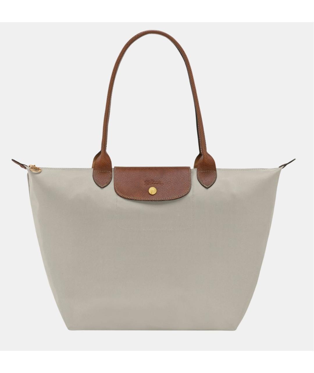 LONGCHAMP Серая сумка тоут, фото 5