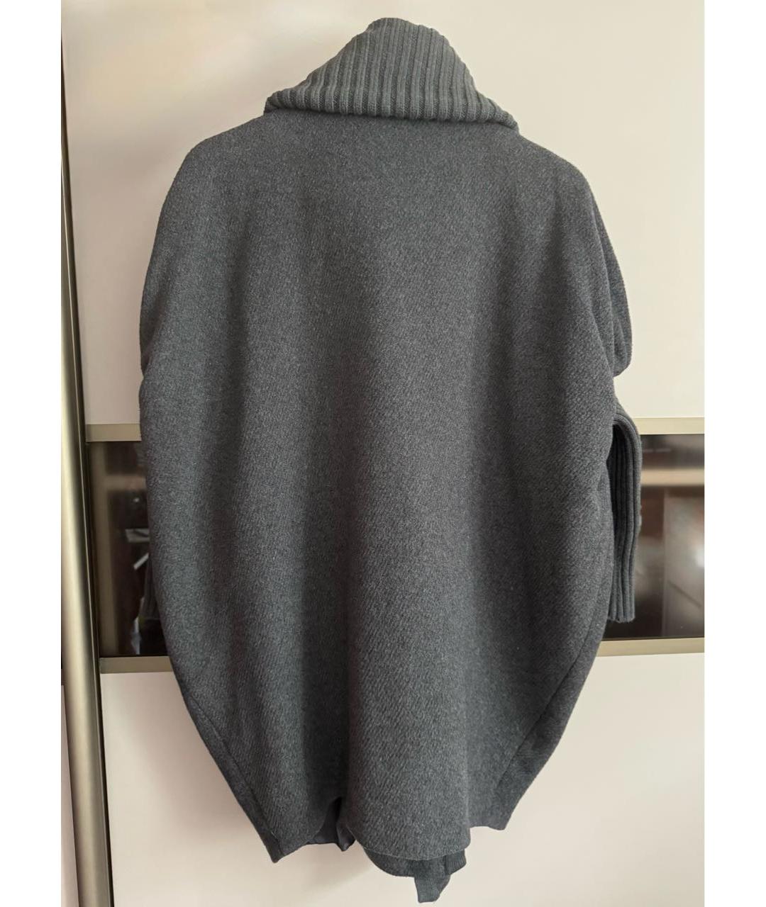 VIVIENNE WESTWOOD Антрацитовое кашемировое пальто, фото 2