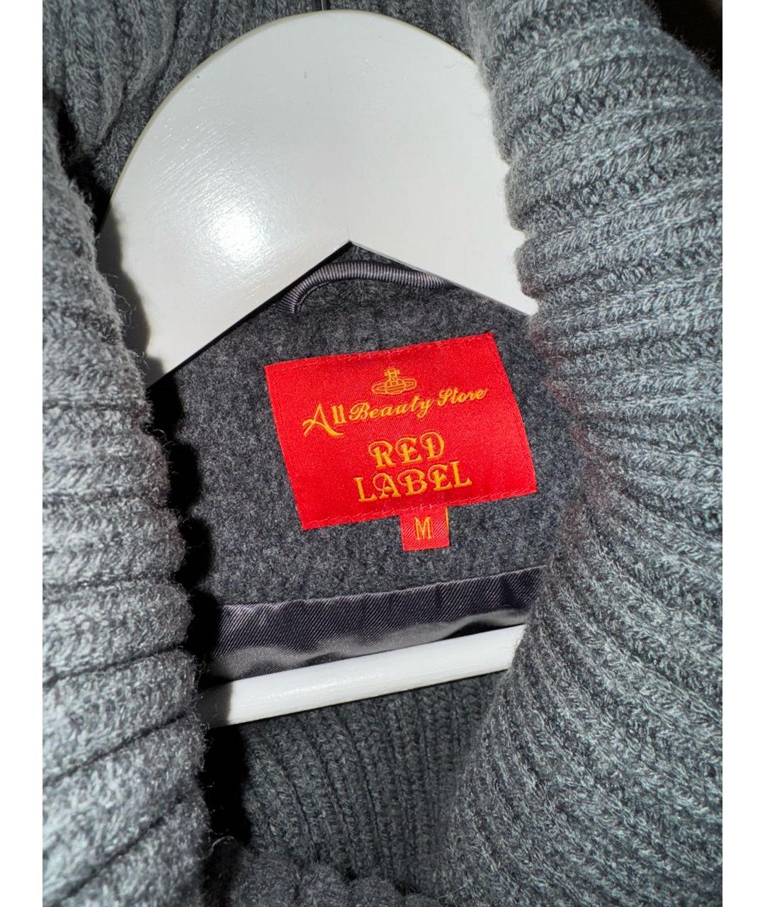 VIVIENNE WESTWOOD Антрацитовое кашемировое пальто, фото 3