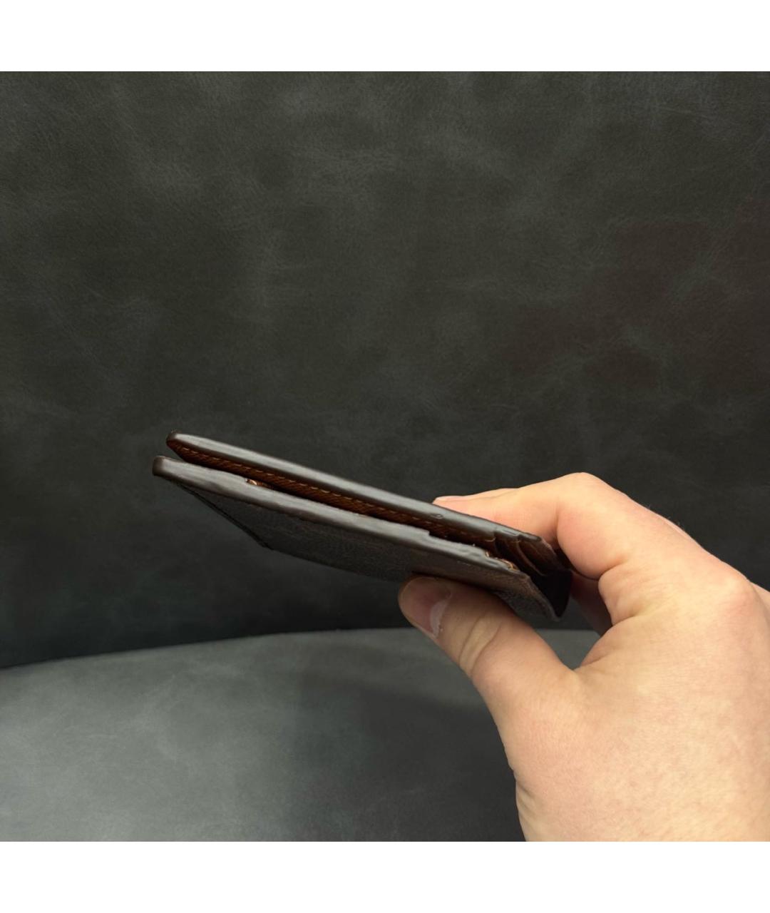 LOUIS VUITTON Коричневый кошелек, фото 4