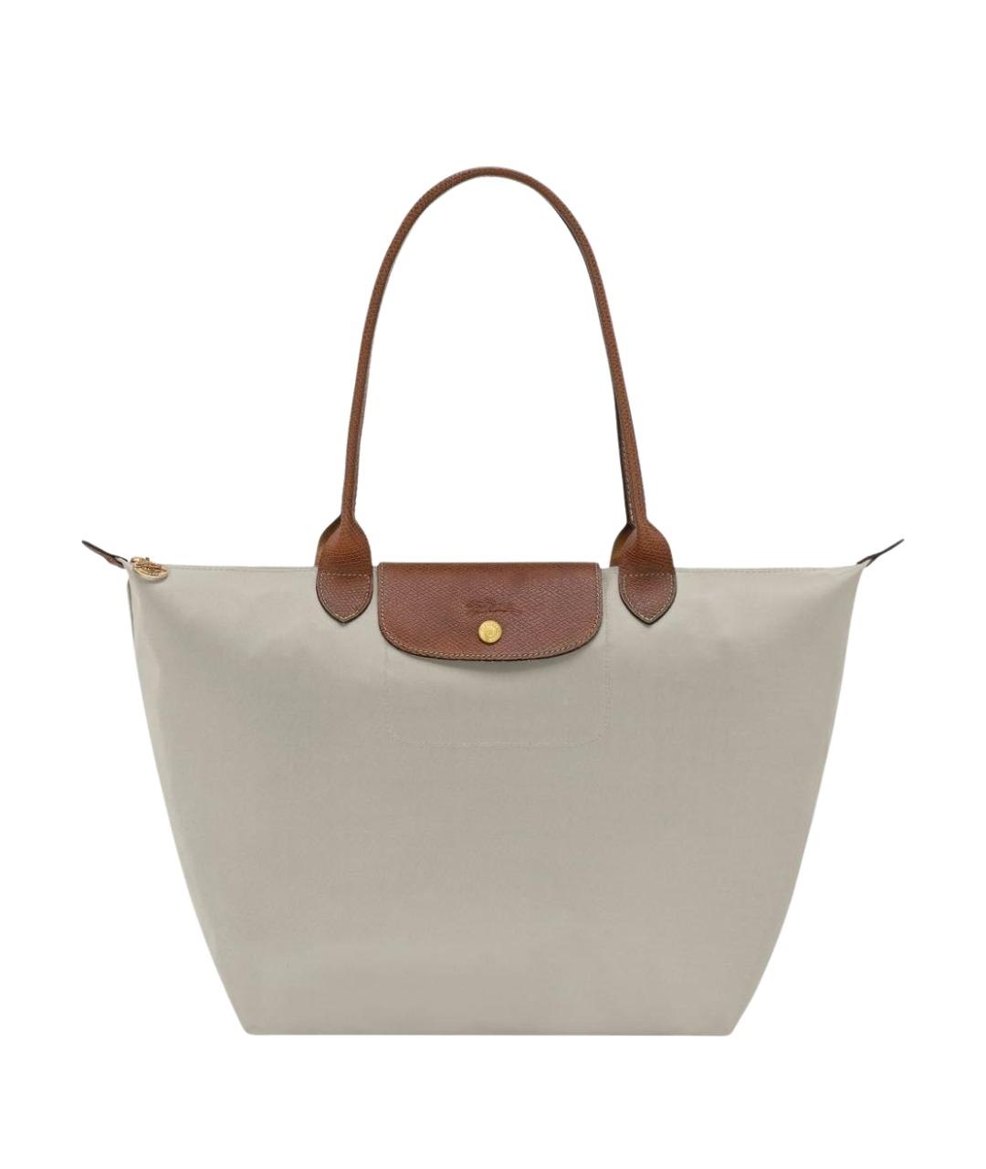 LONGCHAMP Серая сумка тоут, фото 1