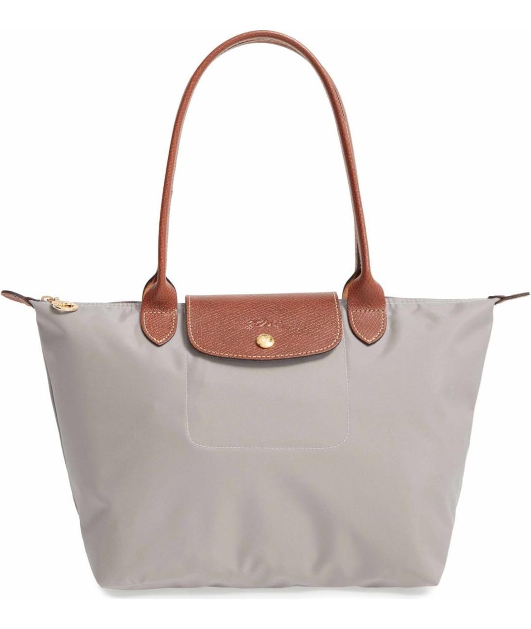 LONGCHAMP Серая сумка тоут, фото 4