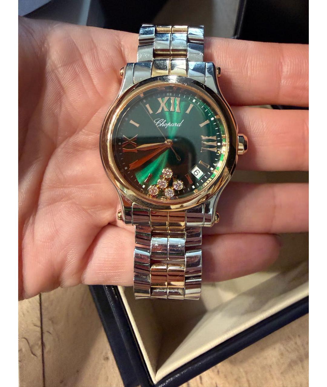 CHOPARD Зеленые часы, фото 5
