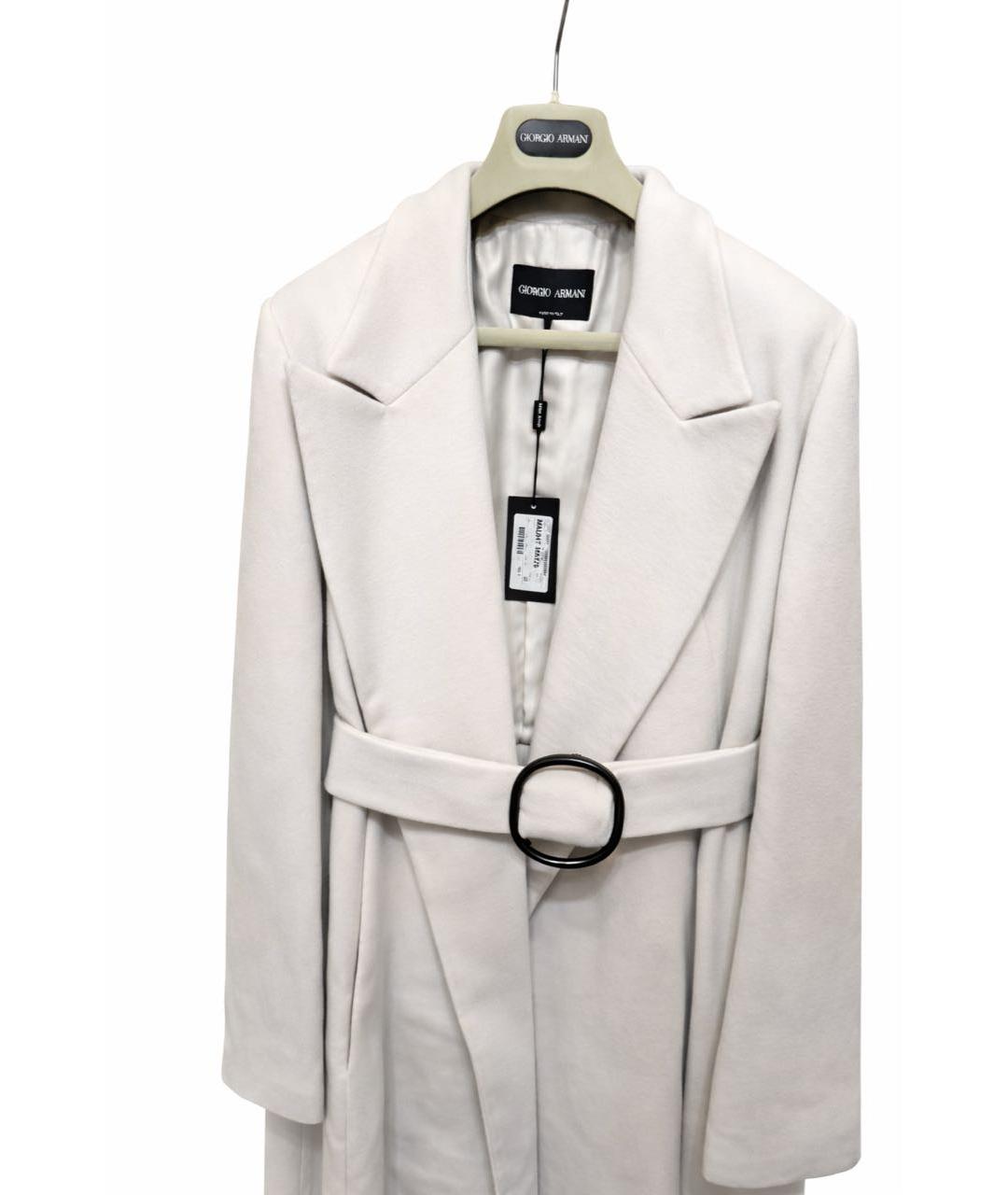 GIORGIO ARMANI Бежевое кашемировое пальто, фото 7