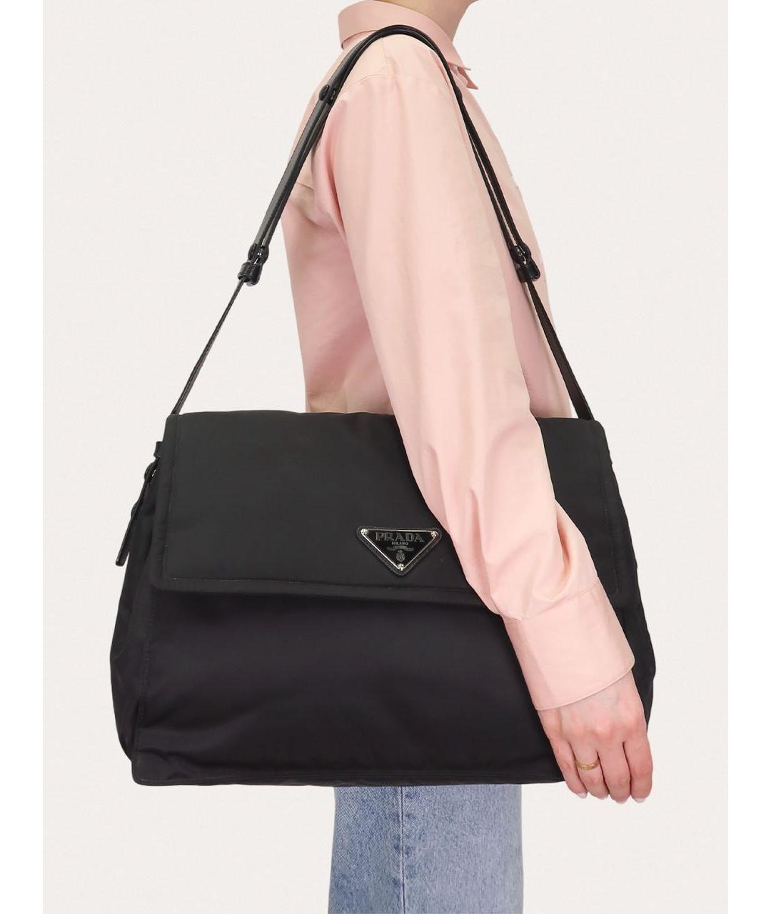 PRADA Черная сумка через плечо, фото 8
