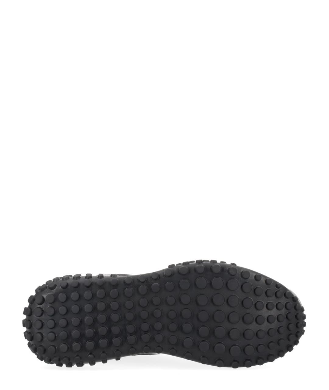 VERSACE JEANS COUTURE Черные текстильные низкие кроссовки / кеды, фото 6