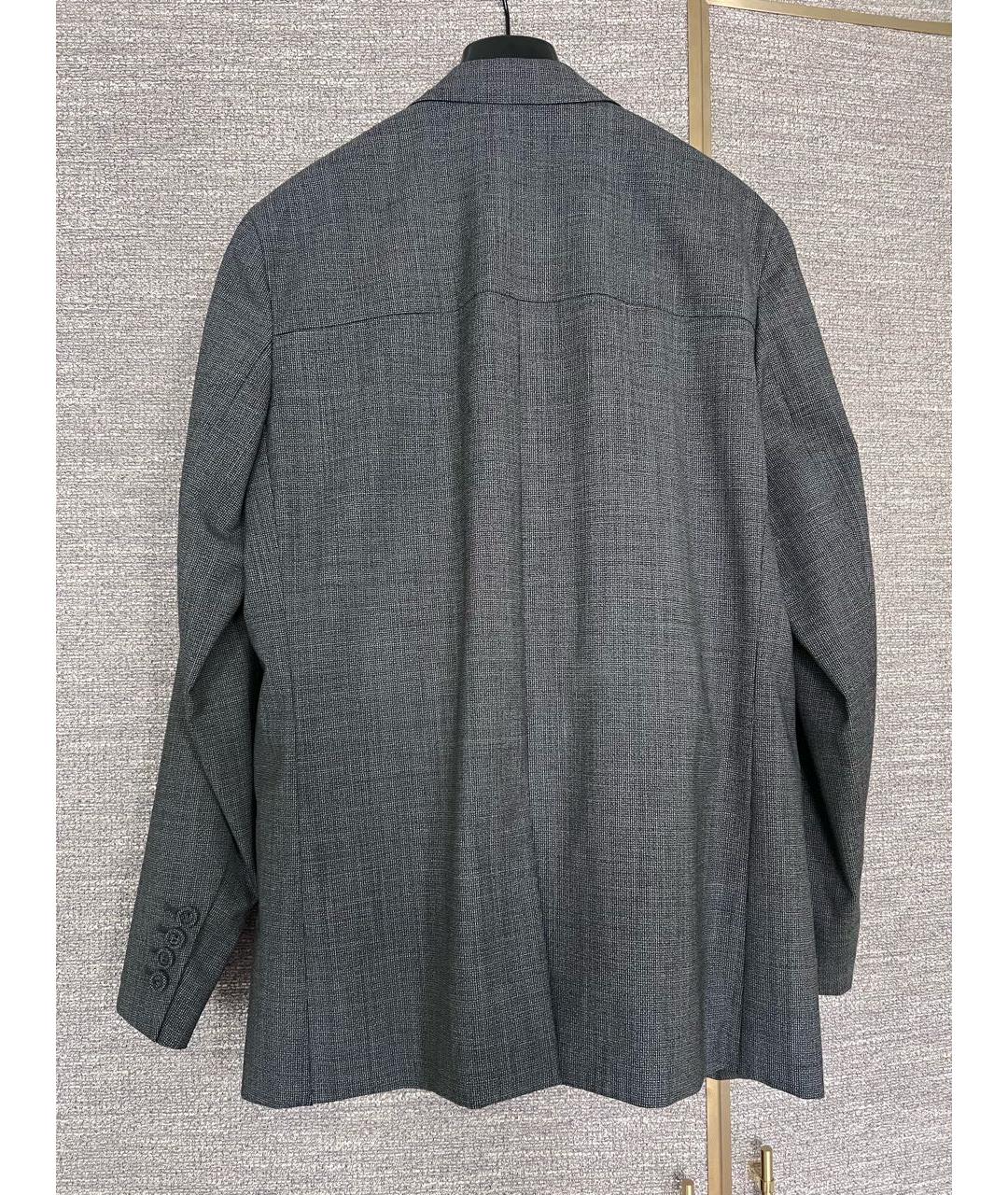 CHRISTIAN DIOR Серый классический костюм, фото 7