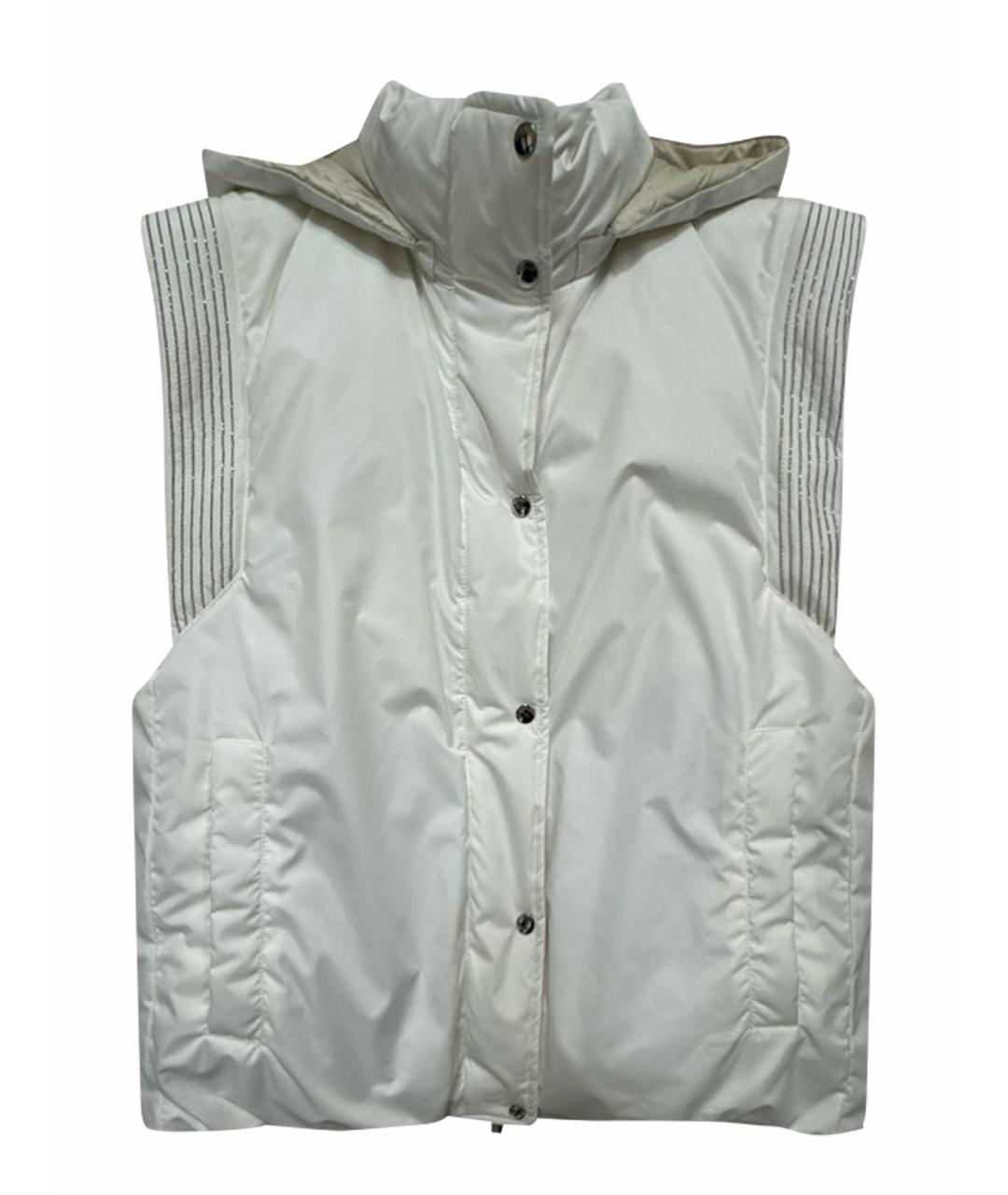 PESERICO Белый полиэстеровый жилет, фото 1