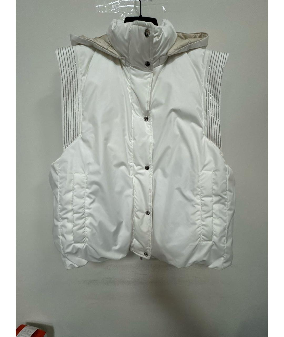 PESERICO Белый полиэстеровый жилет, фото 9