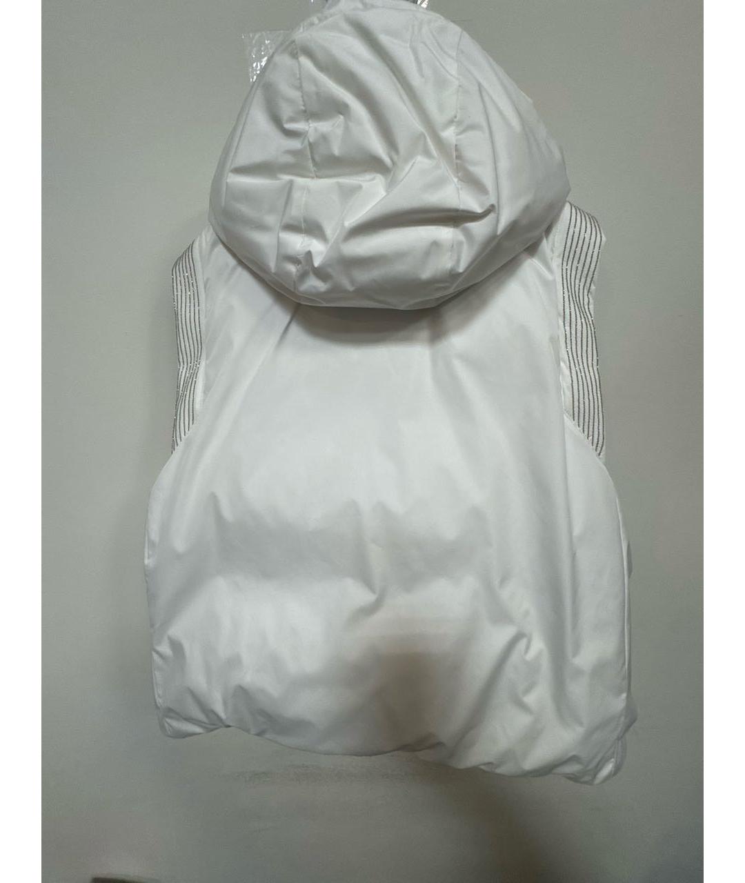 PESERICO Белый полиэстеровый жилет, фото 2