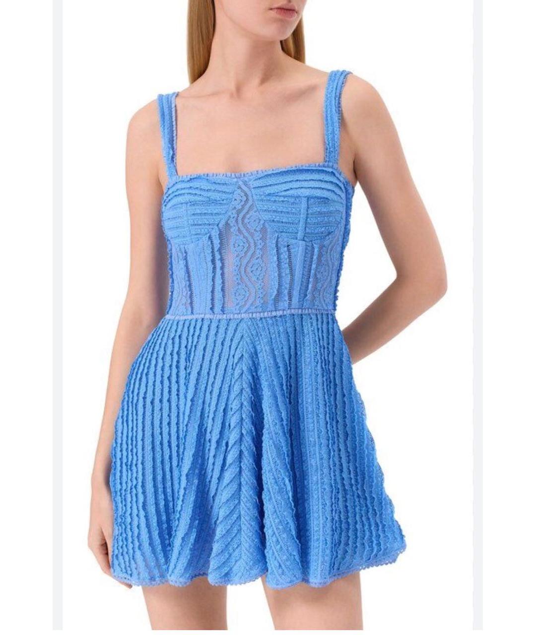 CHARO RUIZ Голубой хлопковый сарафан, фото 5