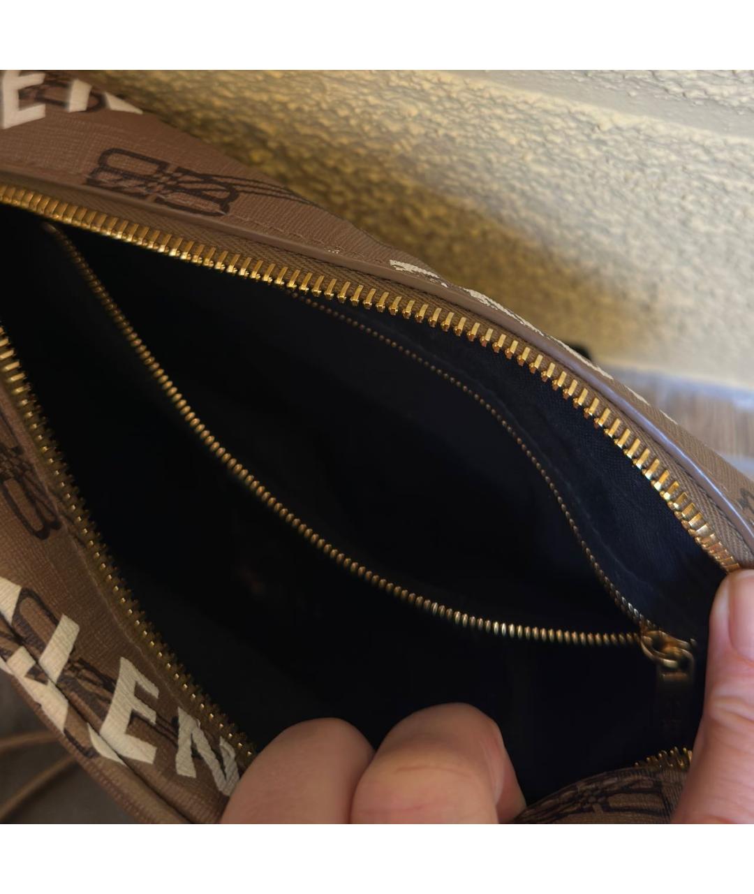 BALENCIAGA Коричневая сумка через плечо, фото 4