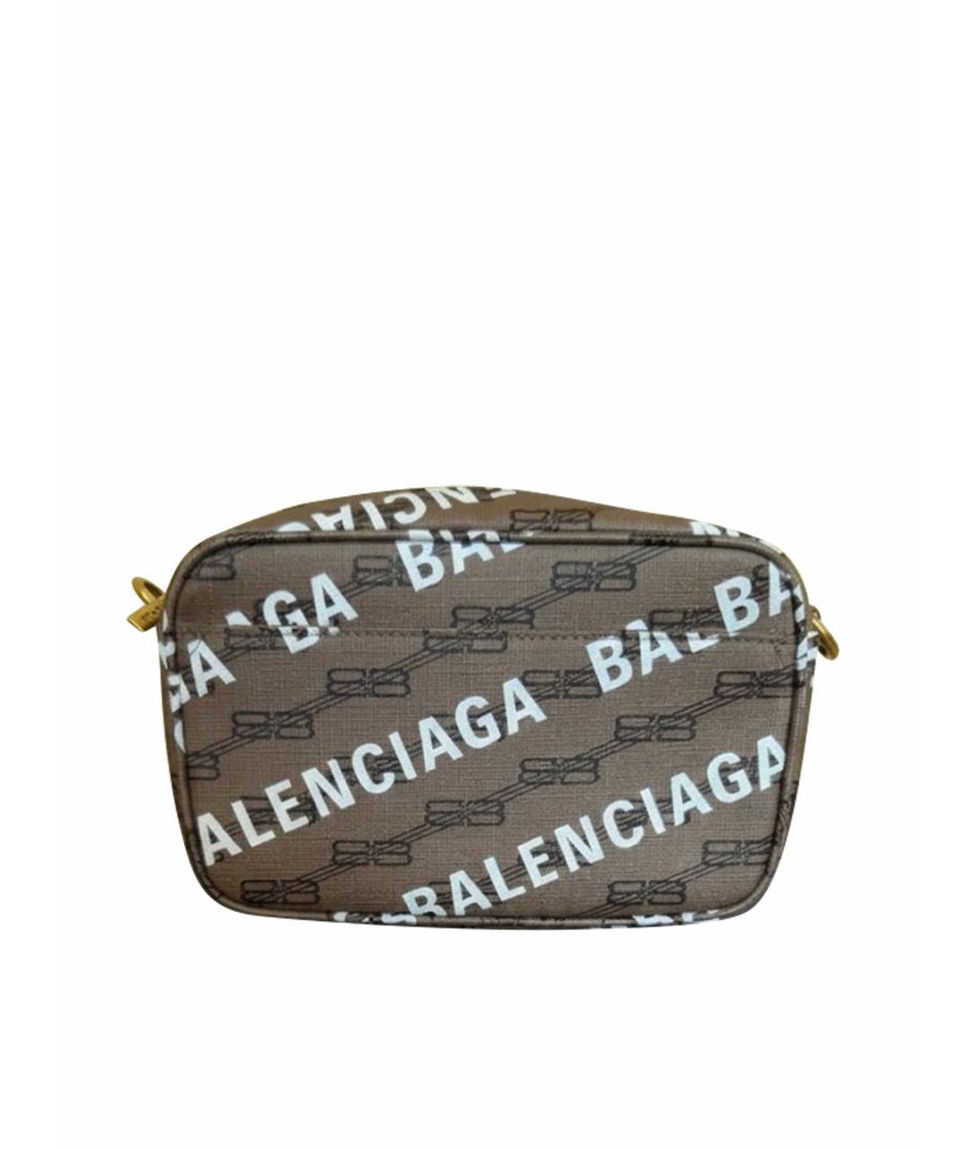 BALENCIAGA Коричневая сумка через плечо, фото 1