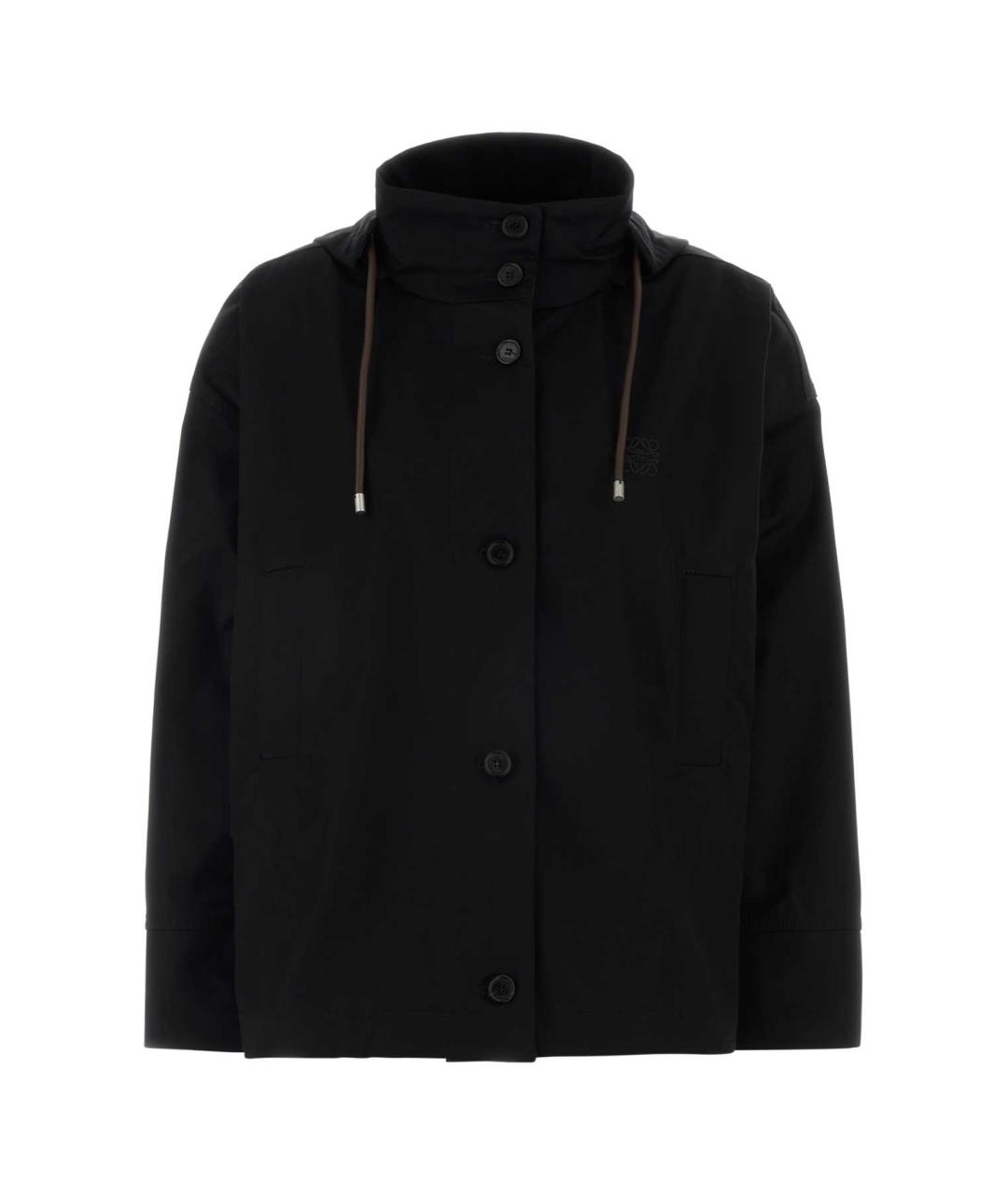 LOEWE Черная хлопковая куртка, фото 1