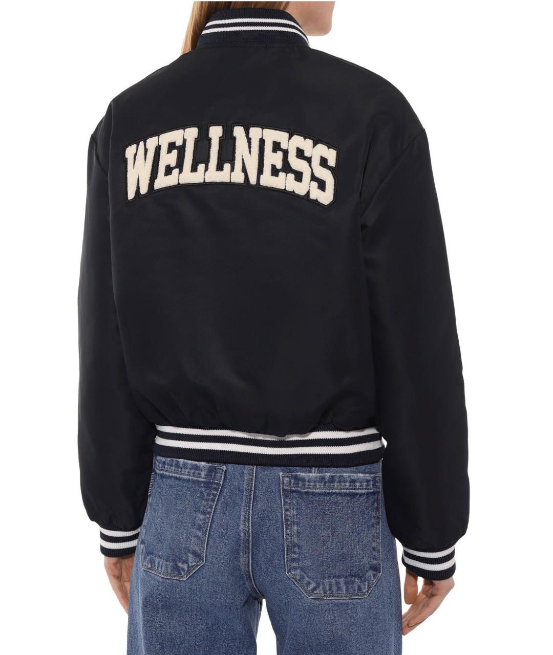 SPORTY AND RICH Темно-синяя вискозная куртка, фото 5