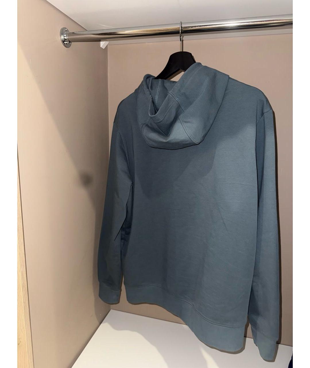 CP COMPANY Голубой хлопковый спортивный костюм, фото 2