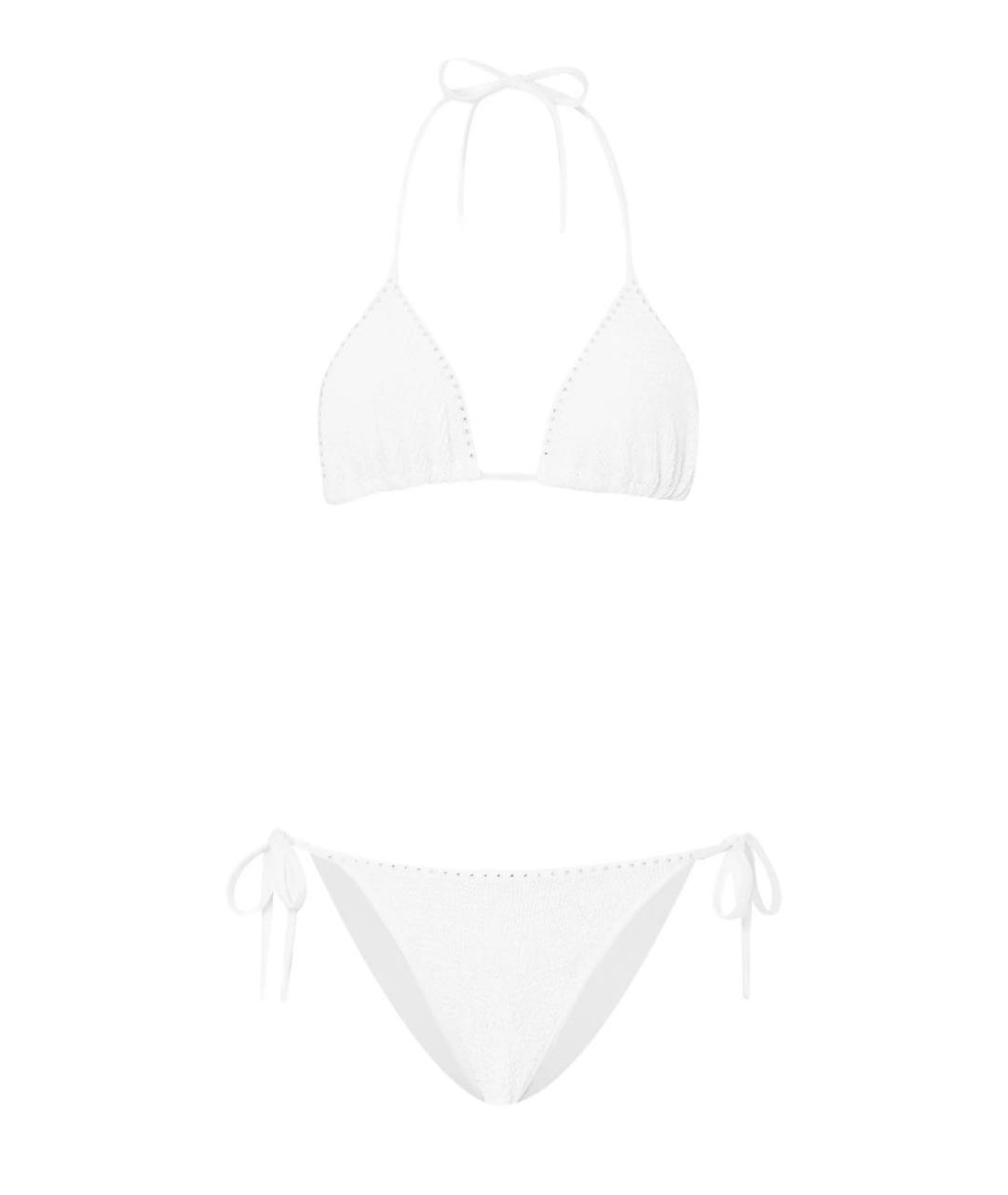 HUNZA G Белый купальник, фото 1