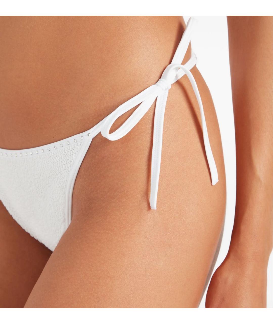 HUNZA G Белый купальник, фото 3