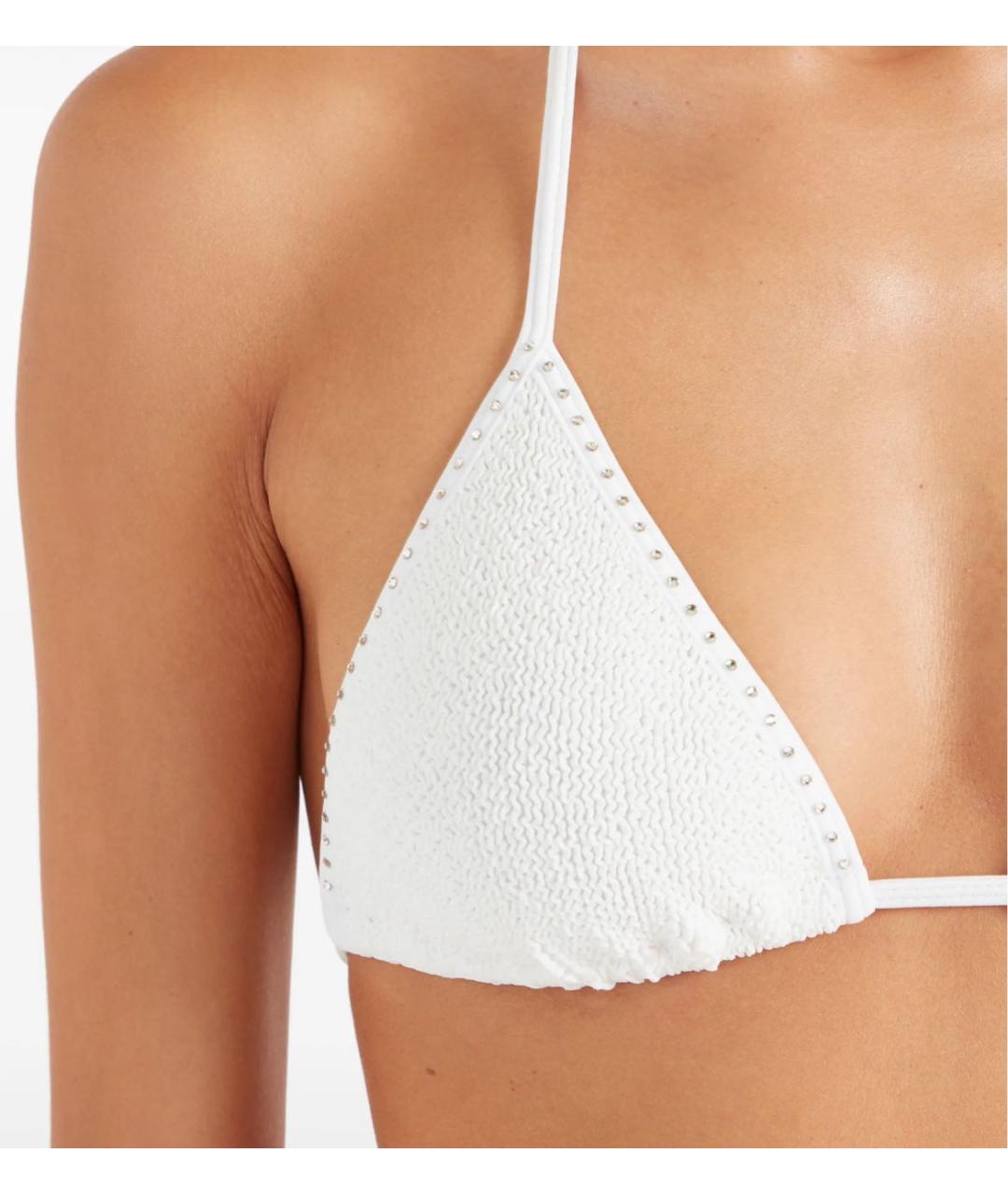 HUNZA G Белый купальник, фото 2