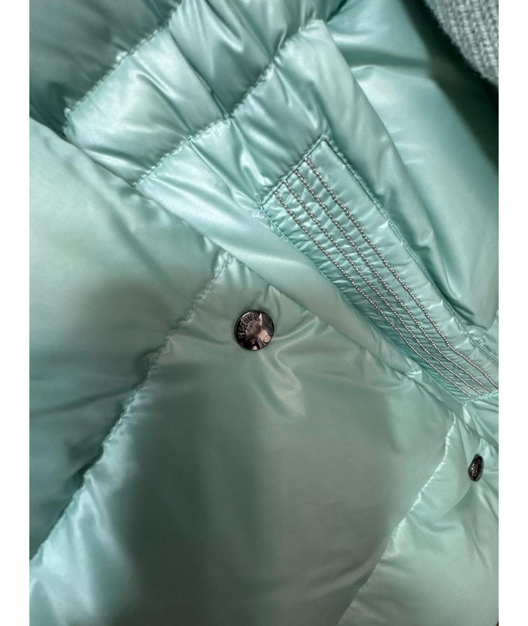 PESERICO Бирюзовый полиэстеровый жилет, фото 5