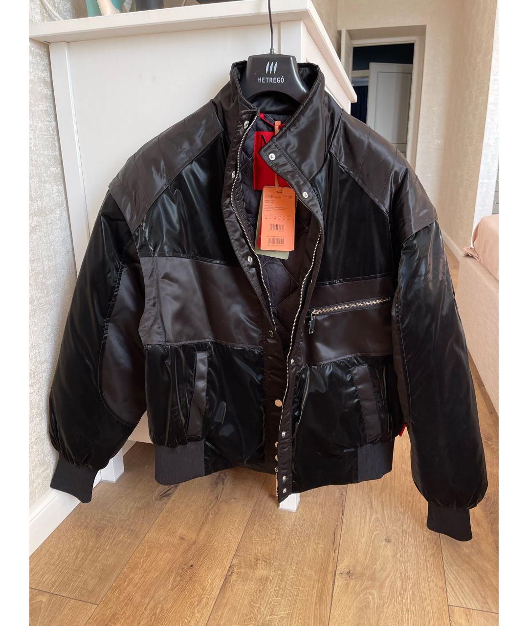 MAX&CO Черная полиэстеровая куртка, фото 8