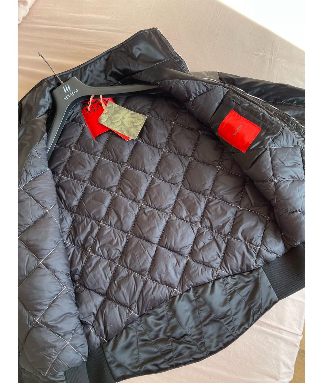 MAX&CO Черная полиэстеровая куртка, фото 5