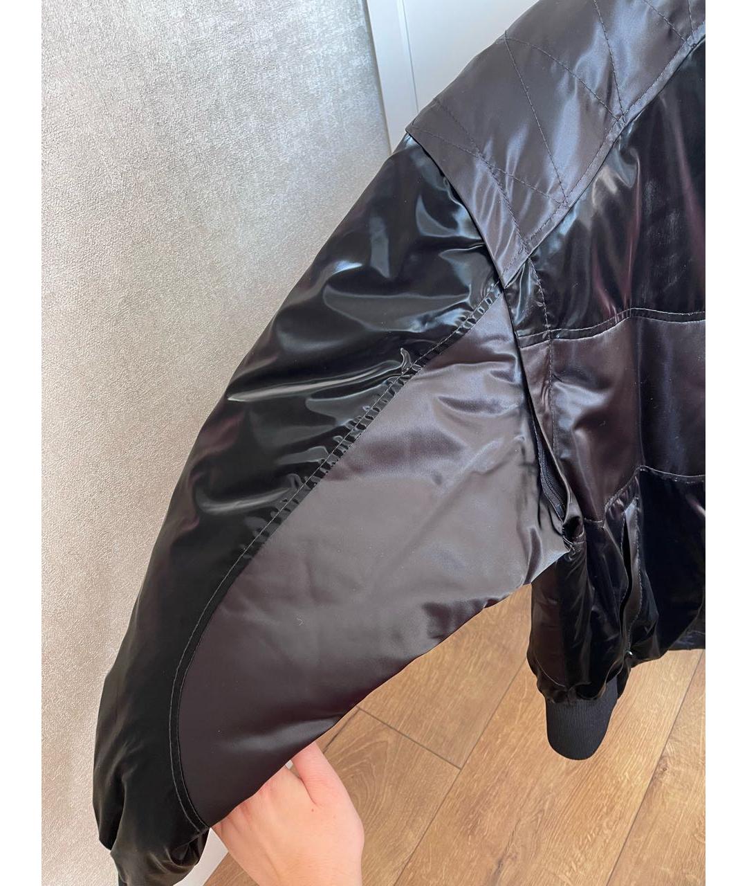 MAX&CO Черная полиэстеровая куртка, фото 4