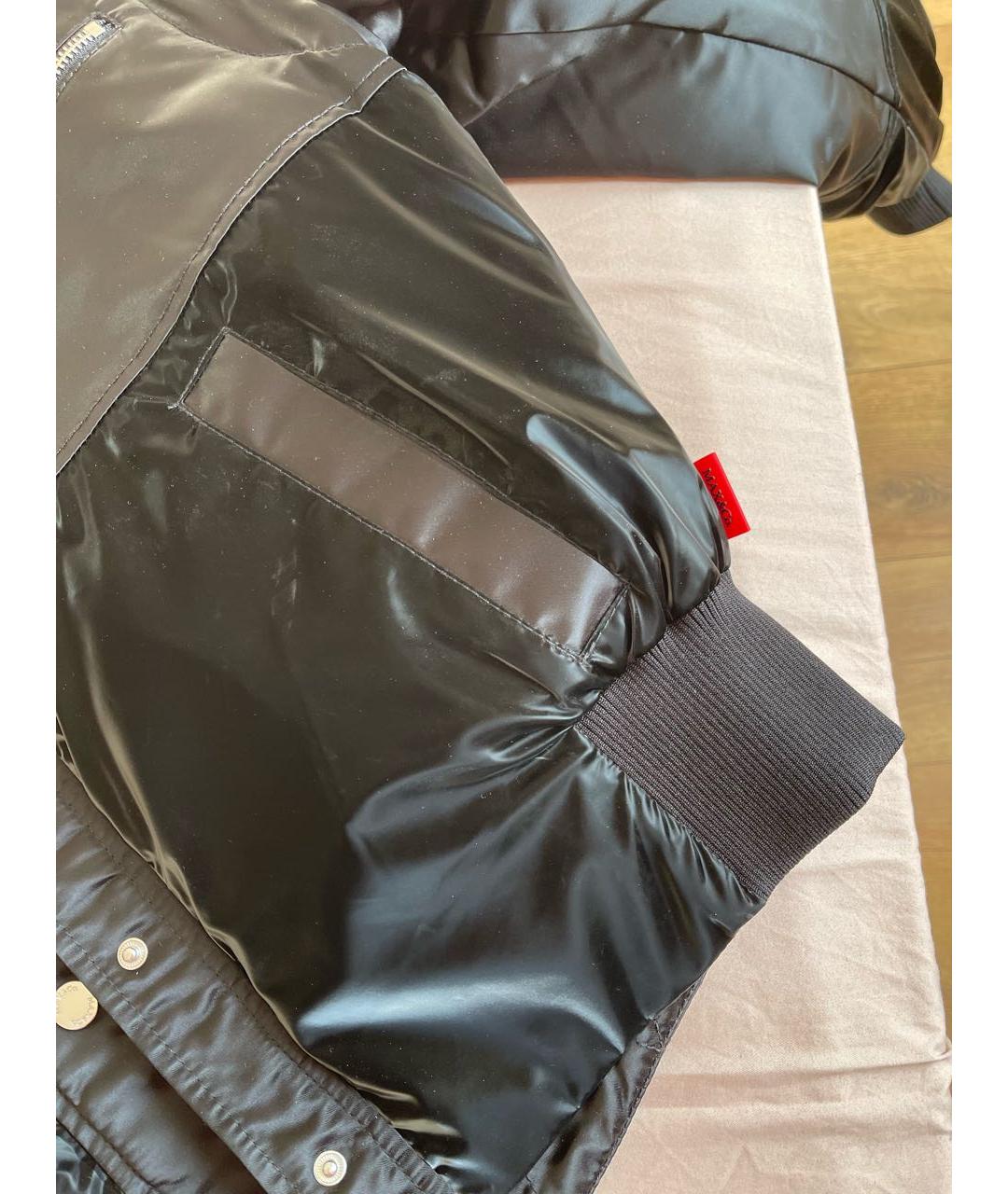 MAX&CO Черная полиэстеровая куртка, фото 7