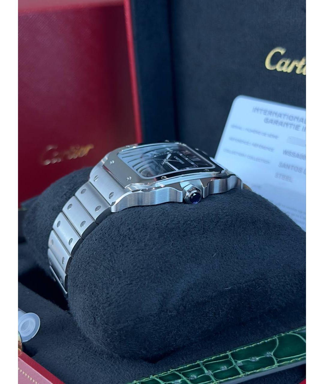 CARTIER Зеленые часы, фото 3