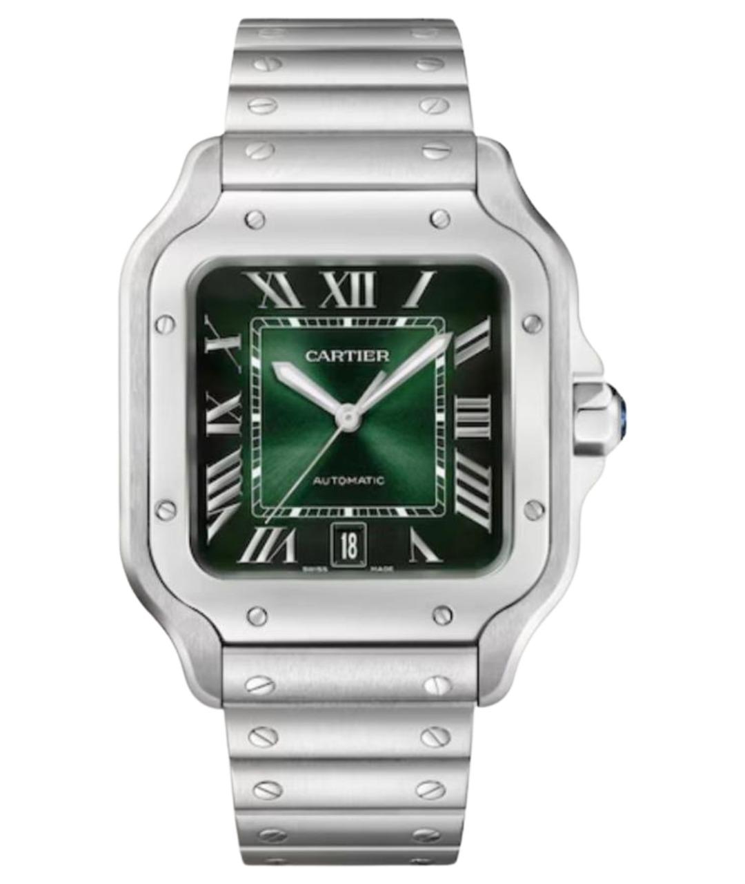 CARTIER Зеленые часы, фото 1