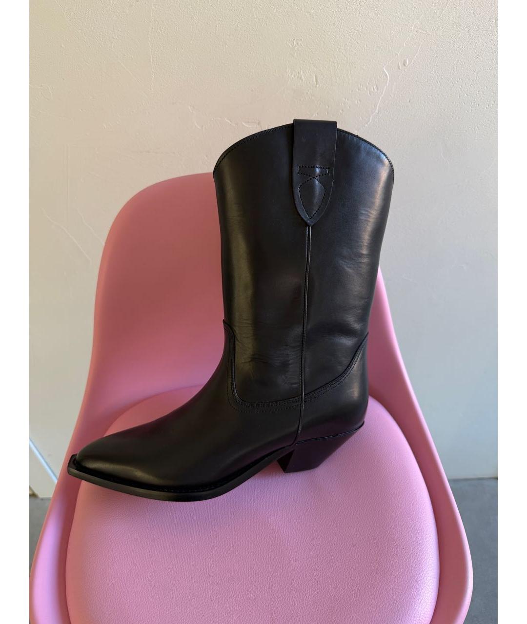 CLOSED Черные кожаные полусапоги, фото 6