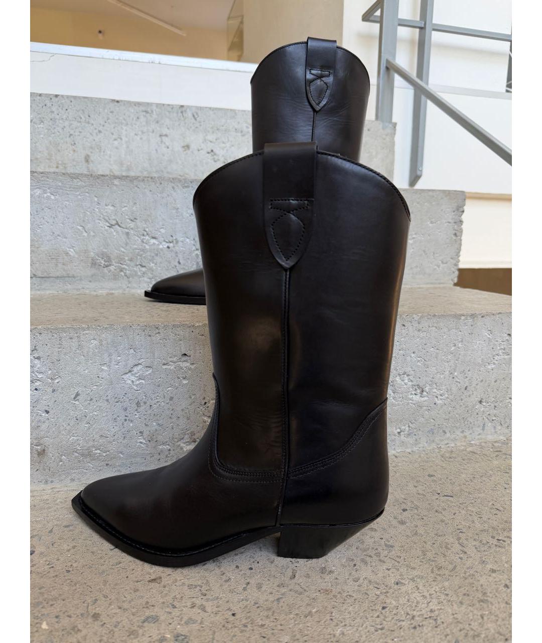 CLOSED Черные кожаные полусапоги, фото 2