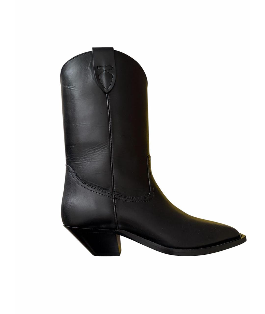 CLOSED Черные кожаные полусапоги, фото 1