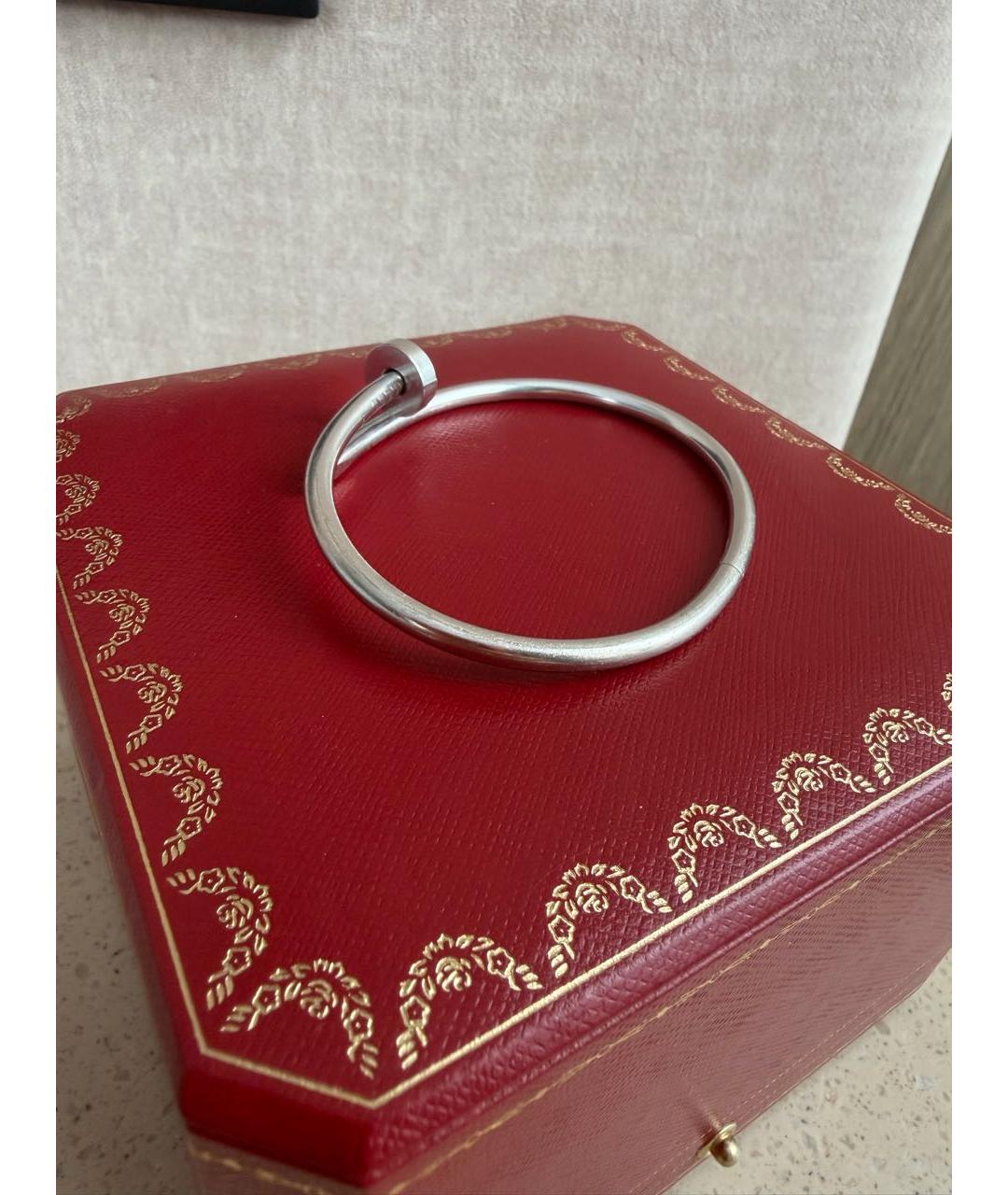 CARTIER Серебрянный браслет из белого золота, фото 5