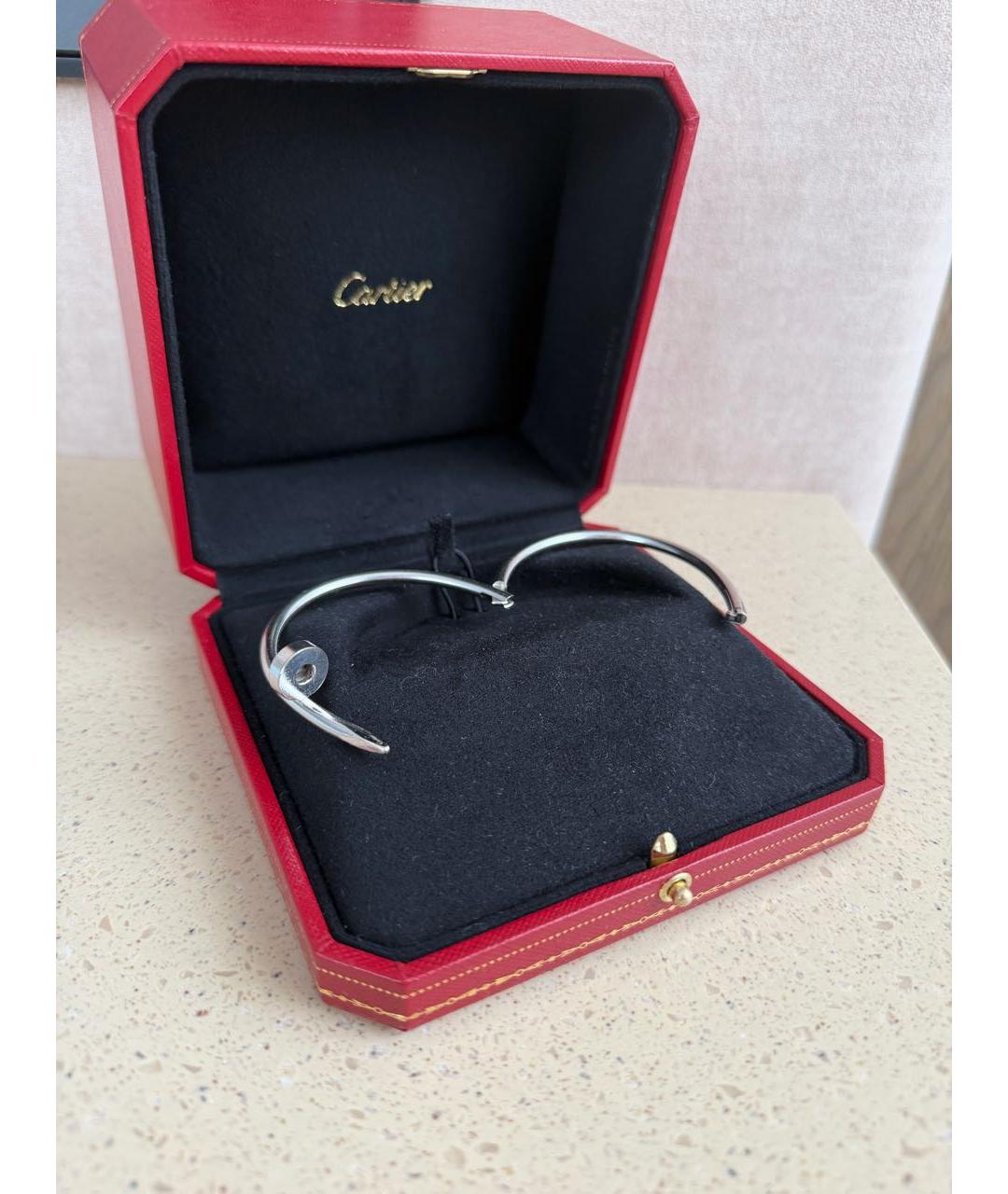 CARTIER Серебрянный браслет из белого золота, фото 3